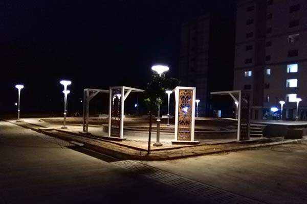 Street Light Pole Erection